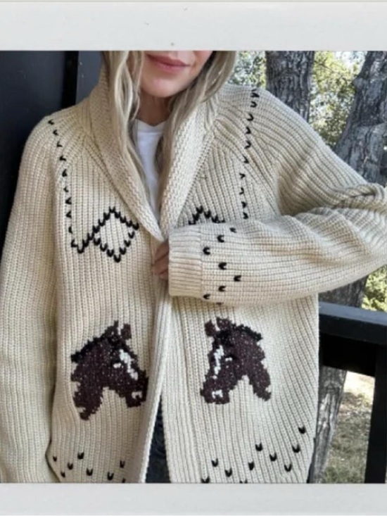 THE GREAT. Sweaters - The Great. horse lodge cardigan size 2 medium oversized excellent condition